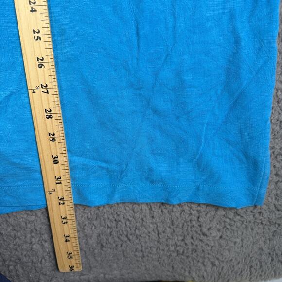 Tommy Bahama Shirt Mens 2XL Blue Palm Trees 100% Silk Camp Loop Collar Hawaiian - Picture 11 of 13